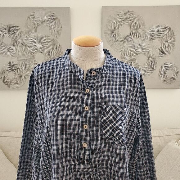 Suzanne Betro Weekend Long-Sleeve Top sz 1x - Picture 6 of 13